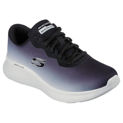 Skechers 149995 negro - Zapatillas de cordones para mujer con plantillas especiales de gel memory foam registered