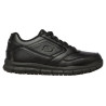 Skechers 77235 negro - Zapatillas de piel de cordones con plantillas de gel foam special