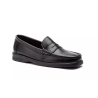 Calzaline 1180 negro - Mocasines de piel supercómodos para hombre