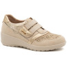 MYSOFT 212 BEIGE - Zapatillas de velcro tipo zapatos