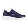 Skechers 894133 azul marino - Zapatillas con cierre de elásticos sin cordones plantillas memory foam