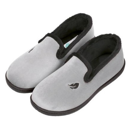 Zapatillas de casa para mujer cerradas en suapel con plantillas plumaflex acolchadas en gris