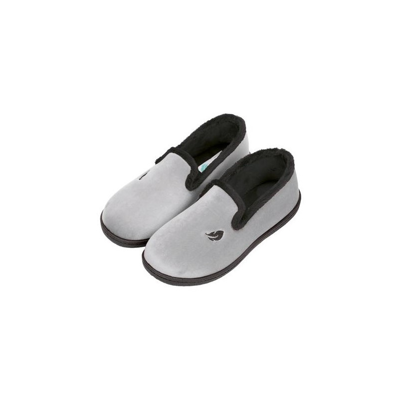 Zapatillas de casa para mujer cerradas en suapel con plantillas plumaflex acolchadas en gris