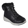 Skechers 144178 negro - Botas cordones microfibra sintética, forro pelo, plantilla gel