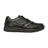 Skechers 77156EC negro - Zapatos de cordones para hombre de piel