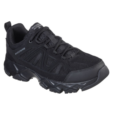Skechers 51885 negro - Zapatos de senderismo para hombre con plantilla Air Cooled Memory Foam