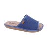 CABRERA 2427 AZUL AZAFATA - Zapatillas de casa para mujer de verano en microfibra picada, planta acolchada