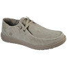 Skechers 66387 taupe - Zapatos para hombre en tela con plantilla extraíble