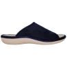 Zapatillas de casa para hombre de verano con plantilla anatómica y empeine picado en azul