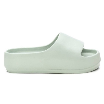 XTI REFRESH 171924 verde - Chanclas para mujer de una pieza con pequeña plataforma