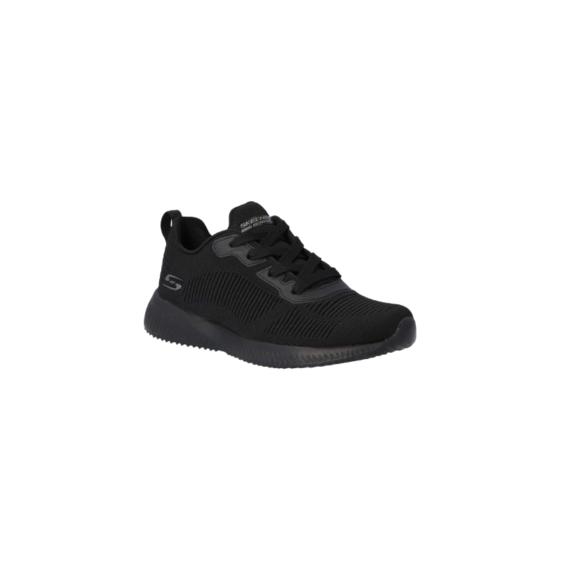 Skechers 32504 negro - Zapatillas de cordones totalmente negras para mujer