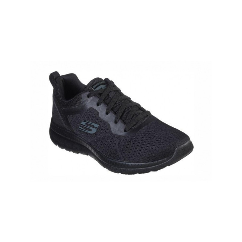 Skechers 12607 negro - Zapatillas de cordones para mujer