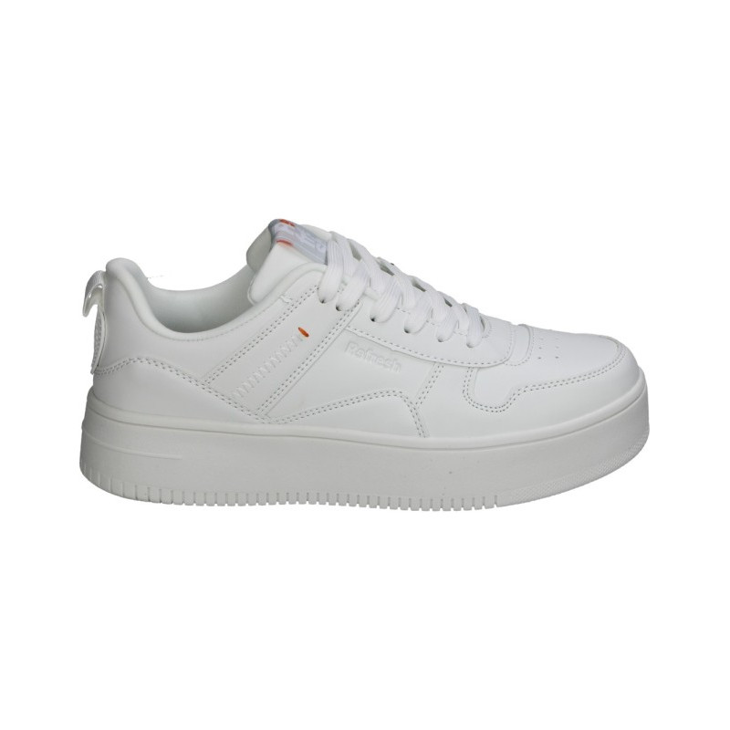 XTI Refresh 171615 blanco. Zapatillas de cordones lisas para mujer