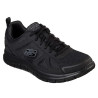 Skechers 52631 negro - Zapatillas de cordones para hombre totalmente negras