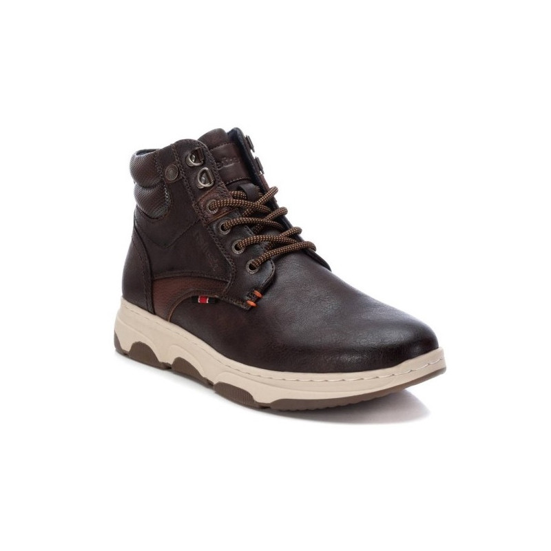 XTI Refresh 170978 marrón - Botas para hombre con cierre de cremallera lateral