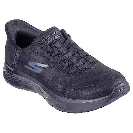 Skechers 124837 negro - Zapatillas para mujer sin cordones Slip-ins GO WALK Flex