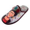 Zapatillas de estar en casa con ilustración de Frida Kahlo