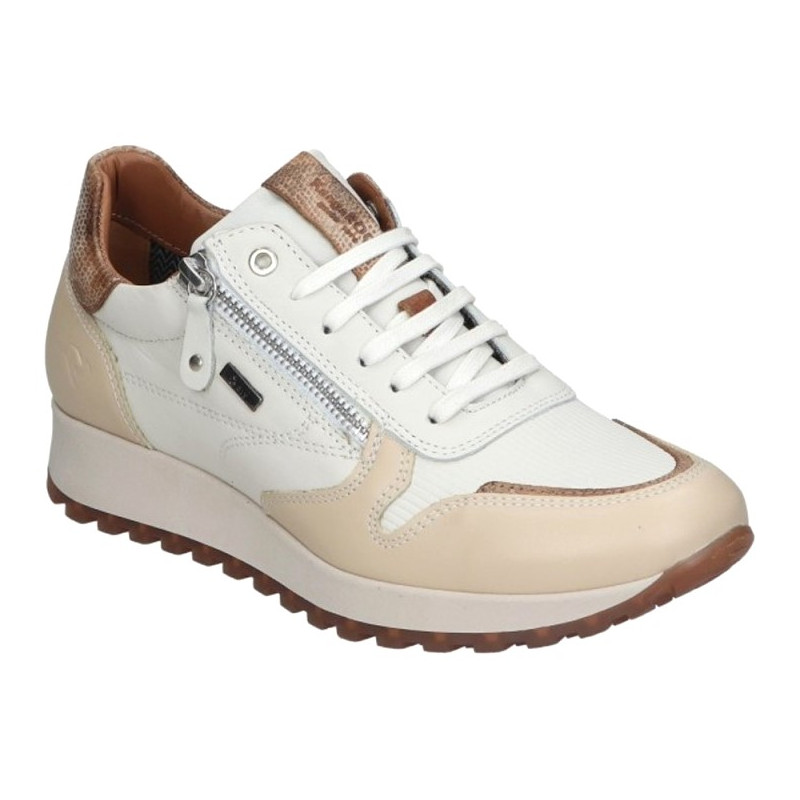 Kangaroos 680 crema - Zapatos de cordones tipo deportivos de piel