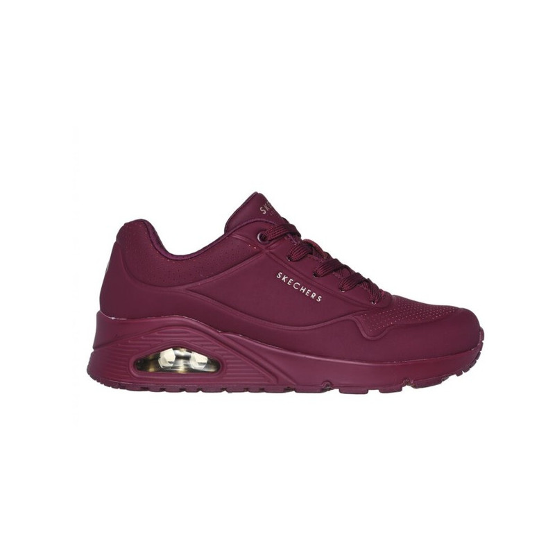 Skechers 73690 PLUM morado - Zapatillas de cordones para mujer con camara de aire