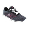 Skechers 14146 gris-negro-fuxia - Zapatillas de cordones para mujer