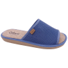 CABRERA 2427 AZUL AZAFATA - Zapatillas de casa para mujer de verano en microfibra picada, planta acolchada