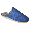 CABRERA 2428 AZUL AZAFATA - Zapatillas de casa para mujer de primavera con la puntera cerrada en microfibra picada