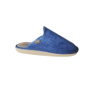 CABRERA 2428 AZUL AZAFATA - Zapatillas de casa para mujer de primavera con la puntera cerrada en microfibra picada