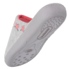Isotoner 90256 gris - Zapatillas de casa para mujer con plantillas ergonómicas y flores bordadas