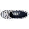 Isotoner 97397 - Zapatillas de casa bailarinas Mujer Rayas marineras
