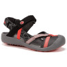 CHIRUCA PALMERA negro 18 - Sandalias en textil, ajuste triple velcro, entresuela de phylon y planta de goma.