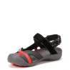 CHIRUCA PALMERA negro 18 - Sandalias en textil, ajuste triple velcro, entresuela de phylon y planta de goma.