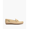 Pitillos 3810 crema - Mocasín tipo conductor en piel con adorno metálico