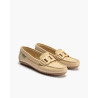 Pitillos 3810 crema - Mocasín tipo conductor en piel con adorno metálico