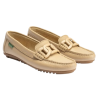 Pitillos 3810 crema - Mocasín tipo conductor en piel con adorno metálico