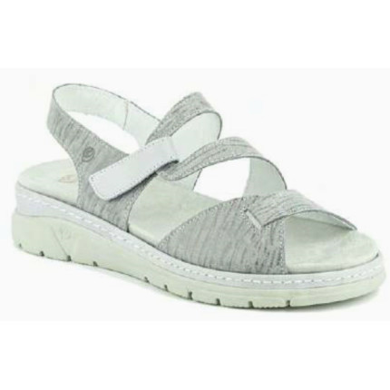SUAVE 3372 GRIS - Sandalias para mujer con plantilla anatómica