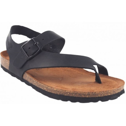 Interbios 7162 negro - Sandalias de piel para mujer