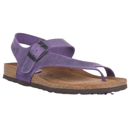 Interbios 7162 morado - Sandalias de piel para mujer