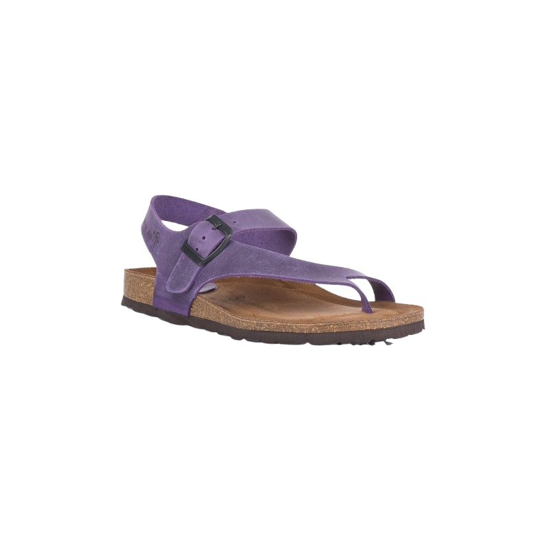 Interbios 7162 morado - Sandalias de piel para mujer