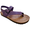 Interbios 7162 morado - Sandalias de piel para mujer