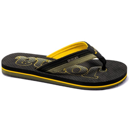 Joma Madeira negro y amarillo - Chanclas de dedo para hombre