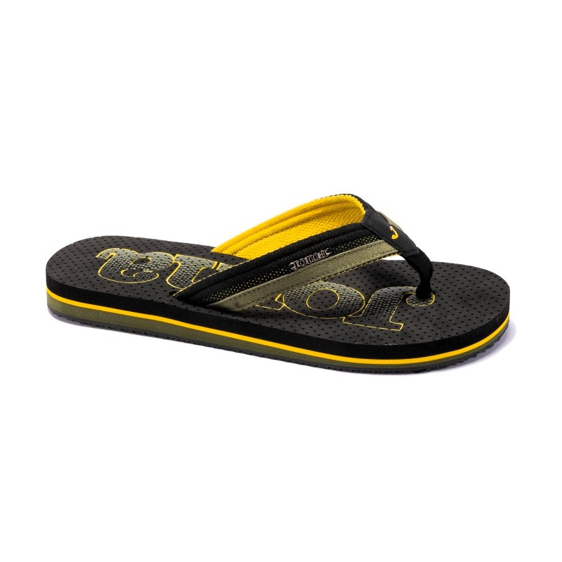 Joma Madeira negro y amarillo - Chanclas de dedo para hombre