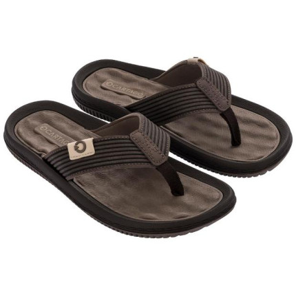82614 - Sandalias de goma de dedo en marron