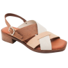 Wikers 130658 marrón - Sandalias de piel de tiras cruzadas