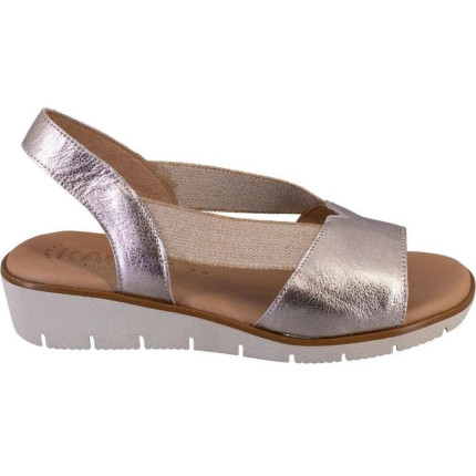KAOLA 2290 SANDALIAS para mujer en PIEL platino