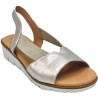 KAOLA 2290 SANDALIAS para mujer en PIEL platino