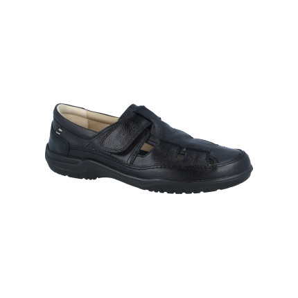 LUISETTI 19501 negro - Sandalias para hombre en piel
