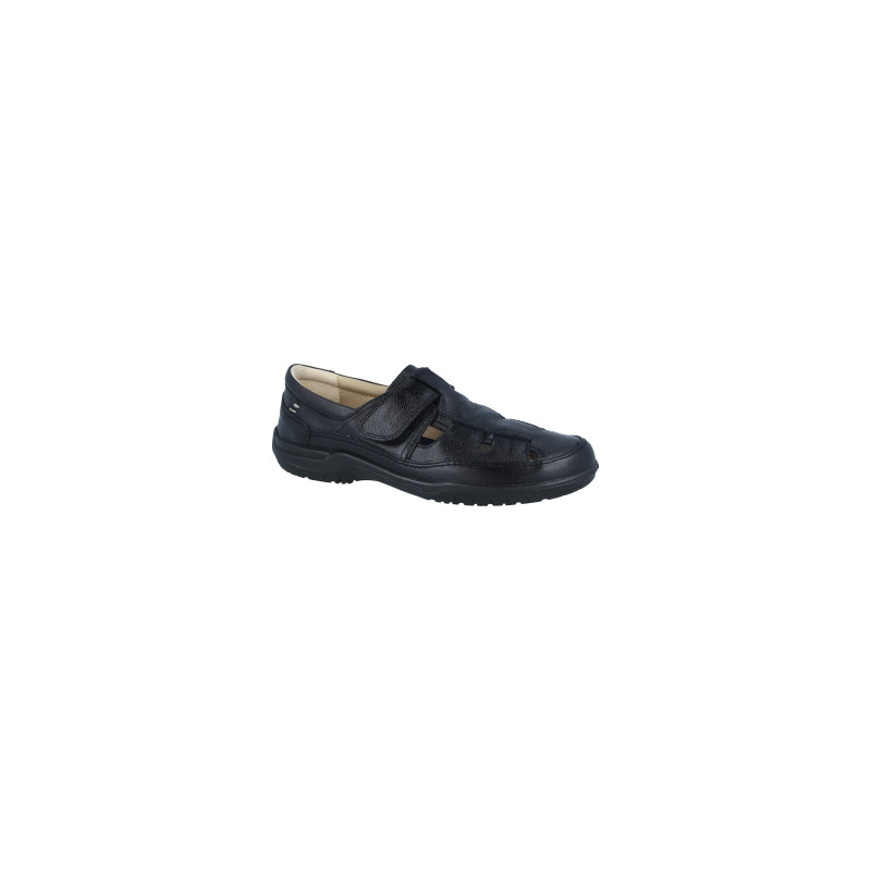 LUISETTI 19501 negro - Sandalias para hombre en piel