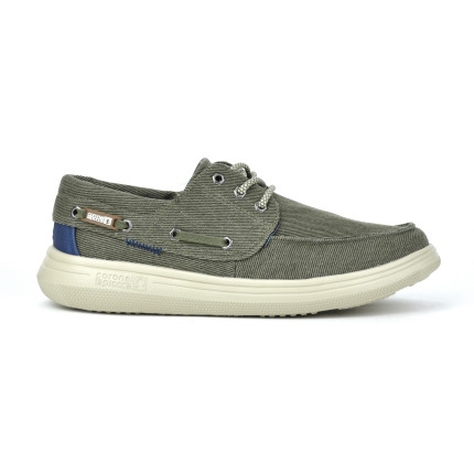 CORONEL TAPIOCA T630 kaki - Zapatos tipo náutico en tela vaquera
