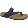 Interbios 9511 negro - Sandalias para hombre en piel de dedo anatomicas bio