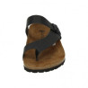 Interbios 9511 negro - Sandalias para hombre en piel de dedo anatomicas bio